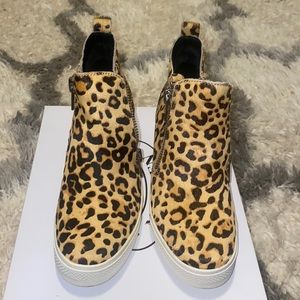 ***STEVE MADDEN WEDGIE LEOPARD SHOES SZ:8***